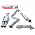 FD66c Cobra Sport Ford Fiesta MK7 ST180 2013> Turbo Back Package - 3" Bore (with De-Cat & Resonator) Twin Tailpipe